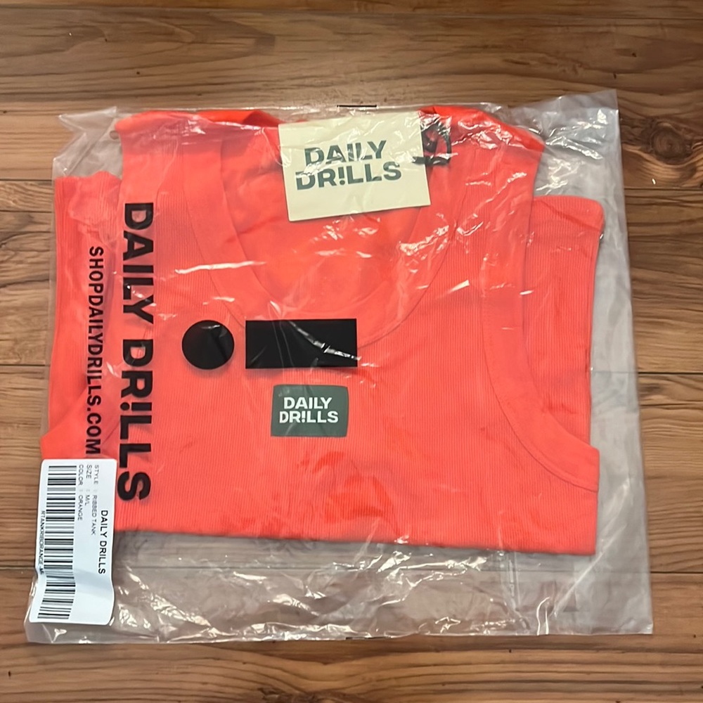 Daily Drills Tank - Orange